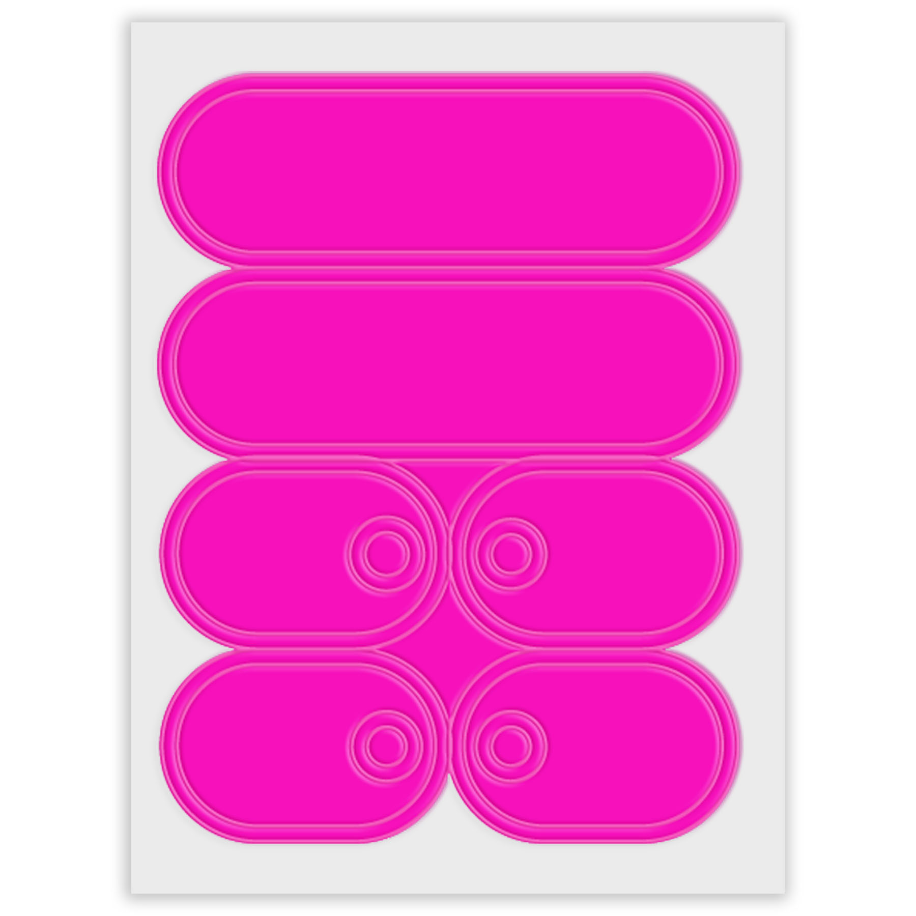 Fluorescent Pink Blank